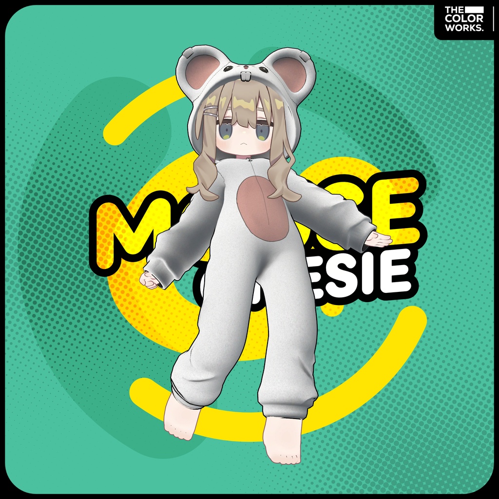 ネズミ着ぐるみ/Mouse Onesie Mamefriends