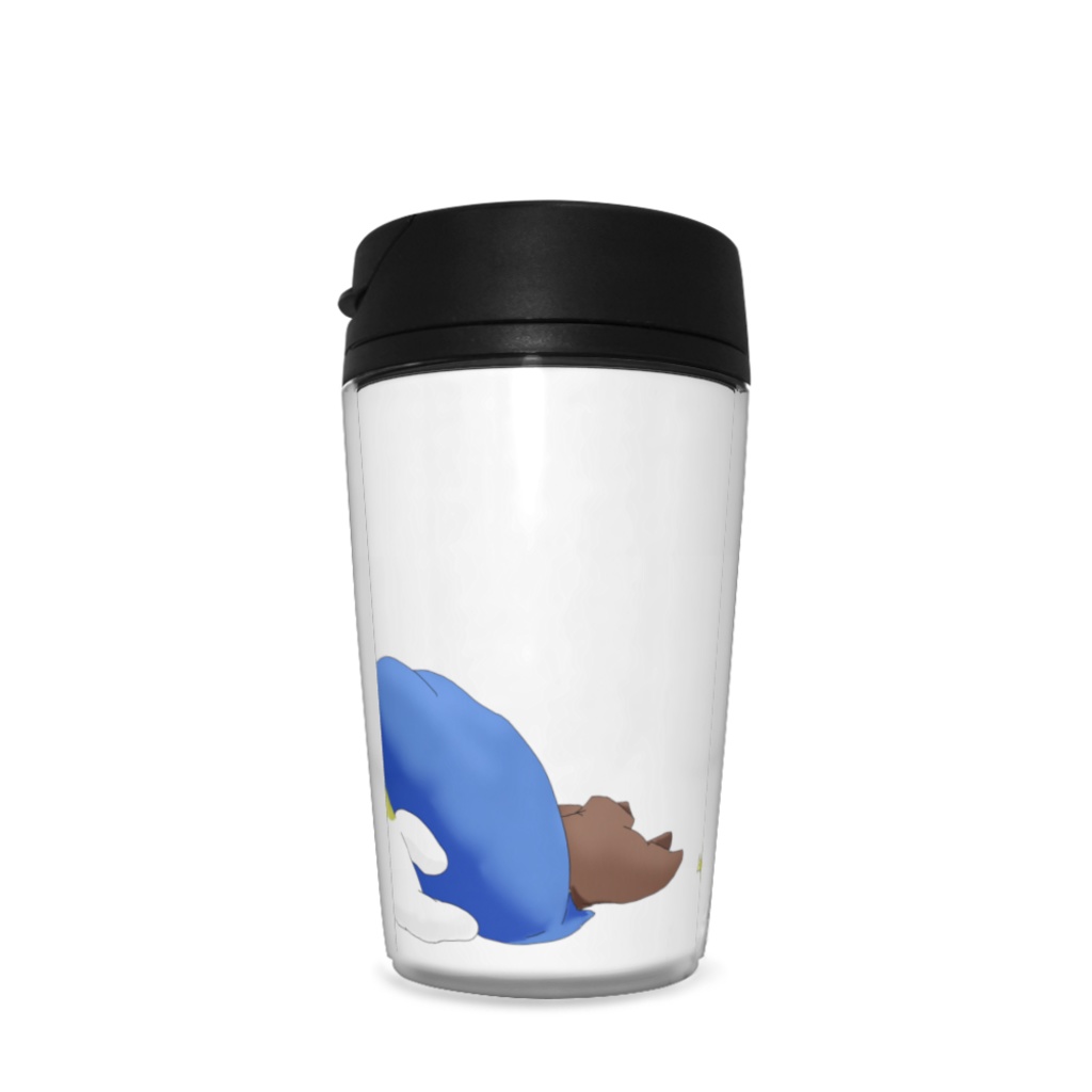 【猫のけものじん+猫】ポーラちゃんタンブラー【イラスト版、3Dアバター版】