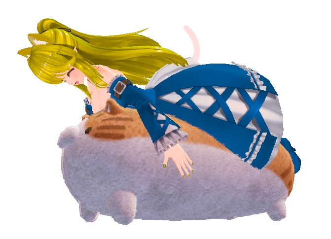 【猫のけものじん+猫】ポーラちゃんタンブラー【イラスト版、3Dアバター版】