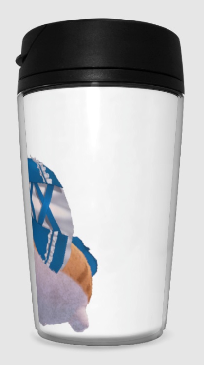 【猫のけものじん+猫】ポーラちゃんタンブラー【イラスト版、3Dアバター版】