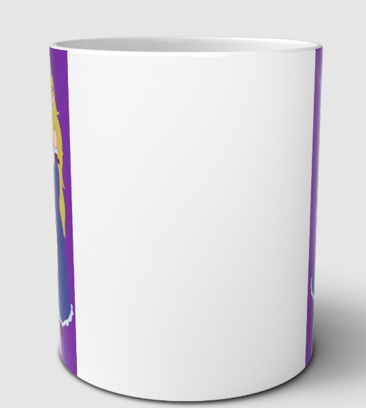 【猫のけものじん+猫】ポーラちゃんマグカップ【イラスト版、3Dアバター版二種】