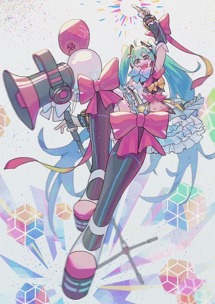 マジカルミライ2018オリジナルポストカード(by 魚卵田)