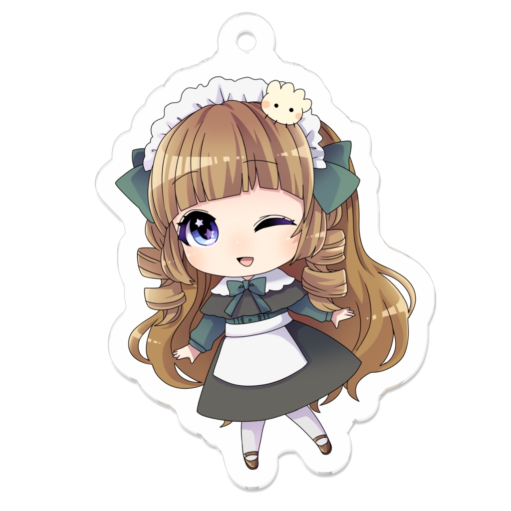 ミニしゃもアクリルきーほるだ