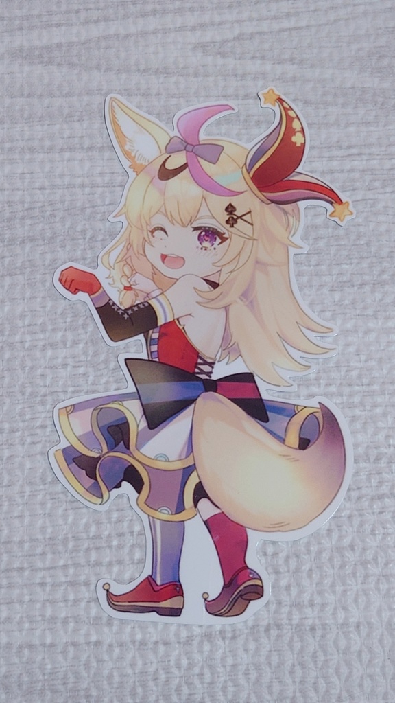 尾丸ポルカステッカー