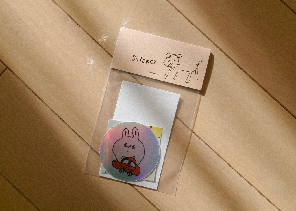 ステッカーパック~車の守護霊うさぎ編~