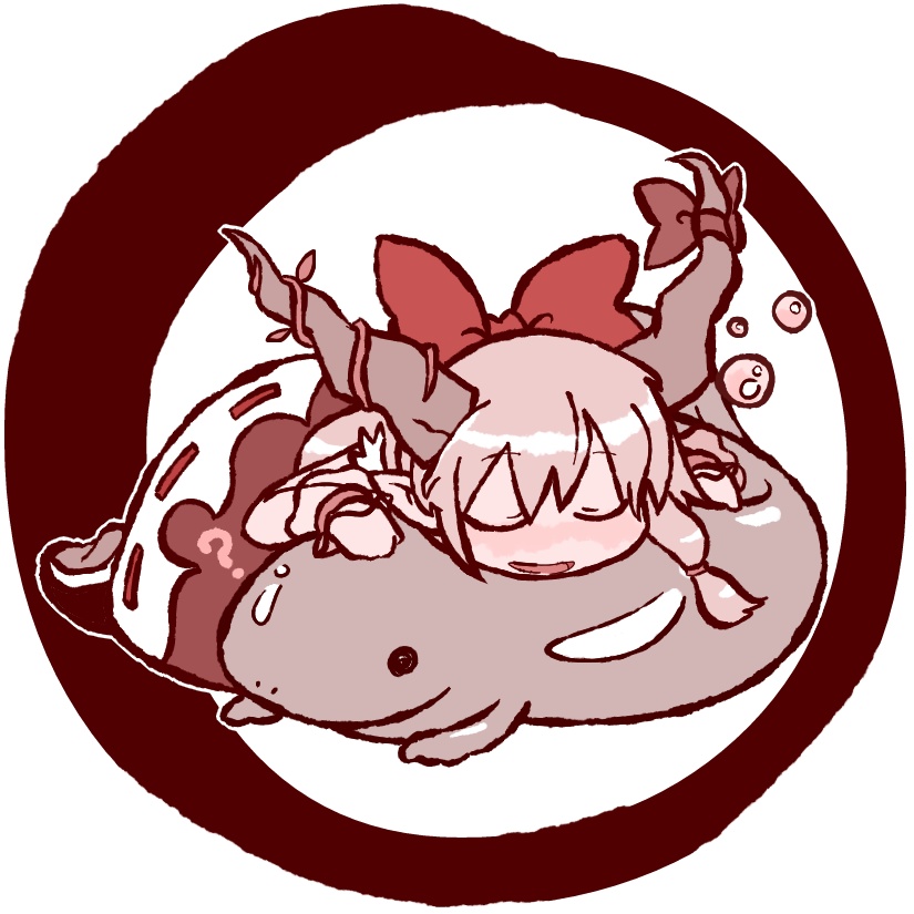 寝てる萃香が大体当たり判定Tシャツ