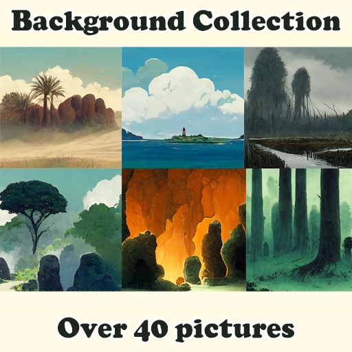 Background image pack ゲーム、RPG、ビジュアルノベルの背景画像パック