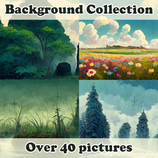 Background image pack ゲーム、RPG、ビジュアルノベルの背景画像パック