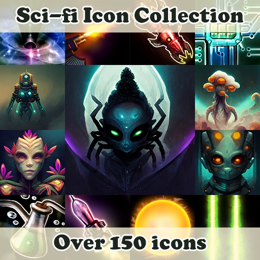 Sci-f Icon Pack sci-fiアイコンパック