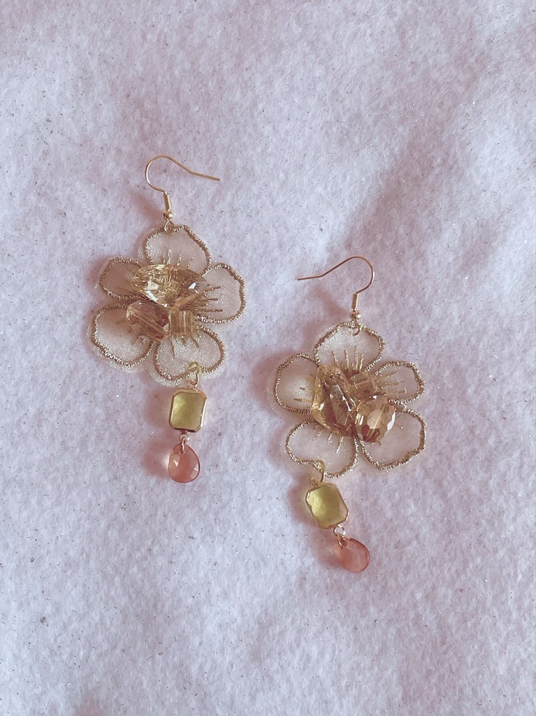 黄色いお花と蜂蜜ドロップ