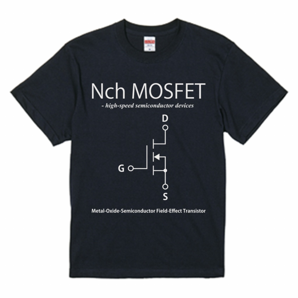 Nch MOSFET Tシャツ ネイビー