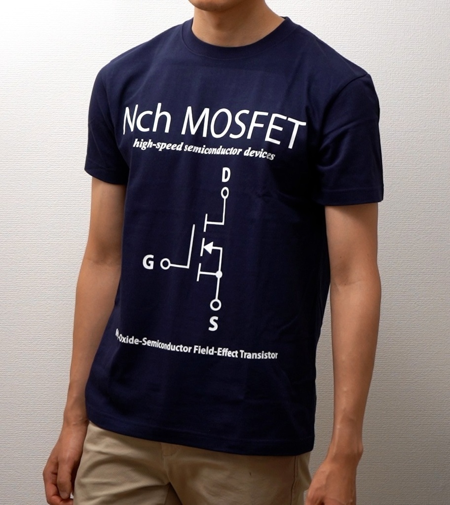 Nch MOSFET Tシャツ ネイビー