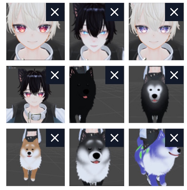 【赤青反転】【此方色変え】【無料】【此方カラバリ】【彼方 Kanata専用】free　6813995　　