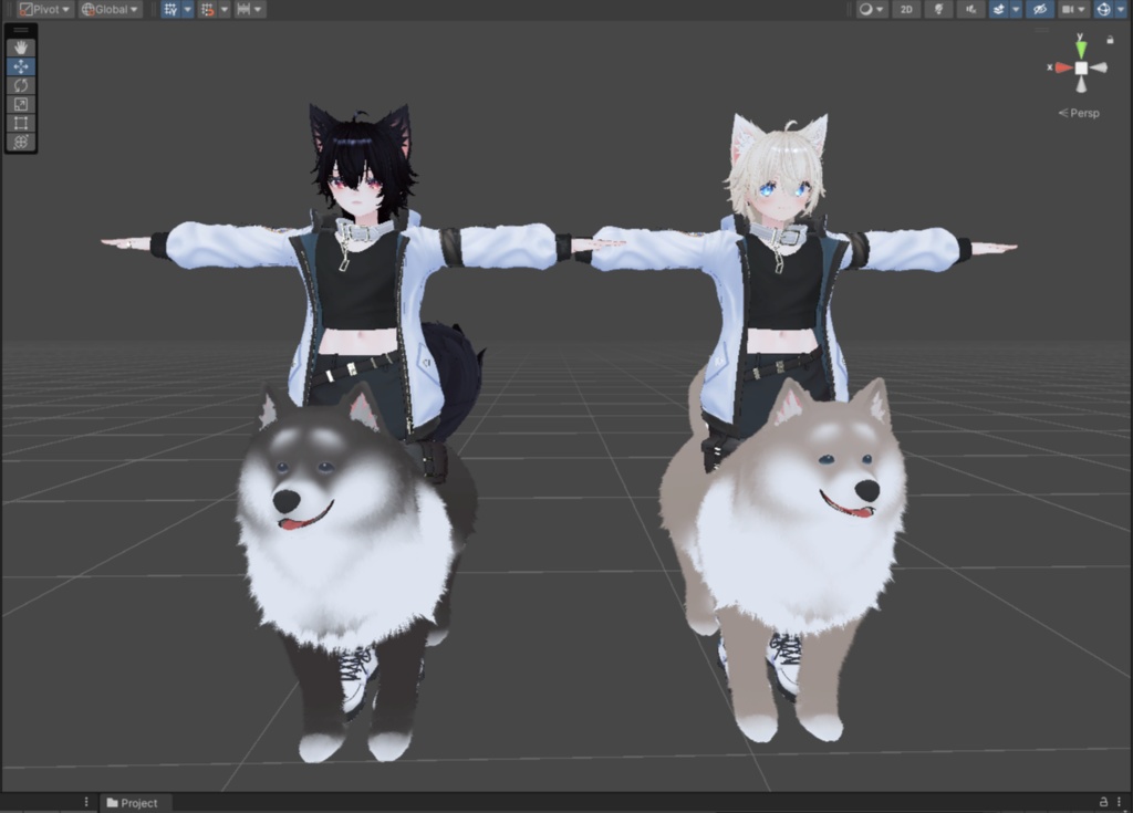 くうたくんMANUKAちゃん→彼方君化 ぷれふぁぶ