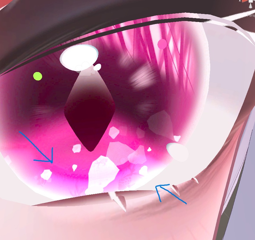 【夜顔】マヌカちゃんショコラちゃんfaceメイク EYEテクスチャ material 6405390