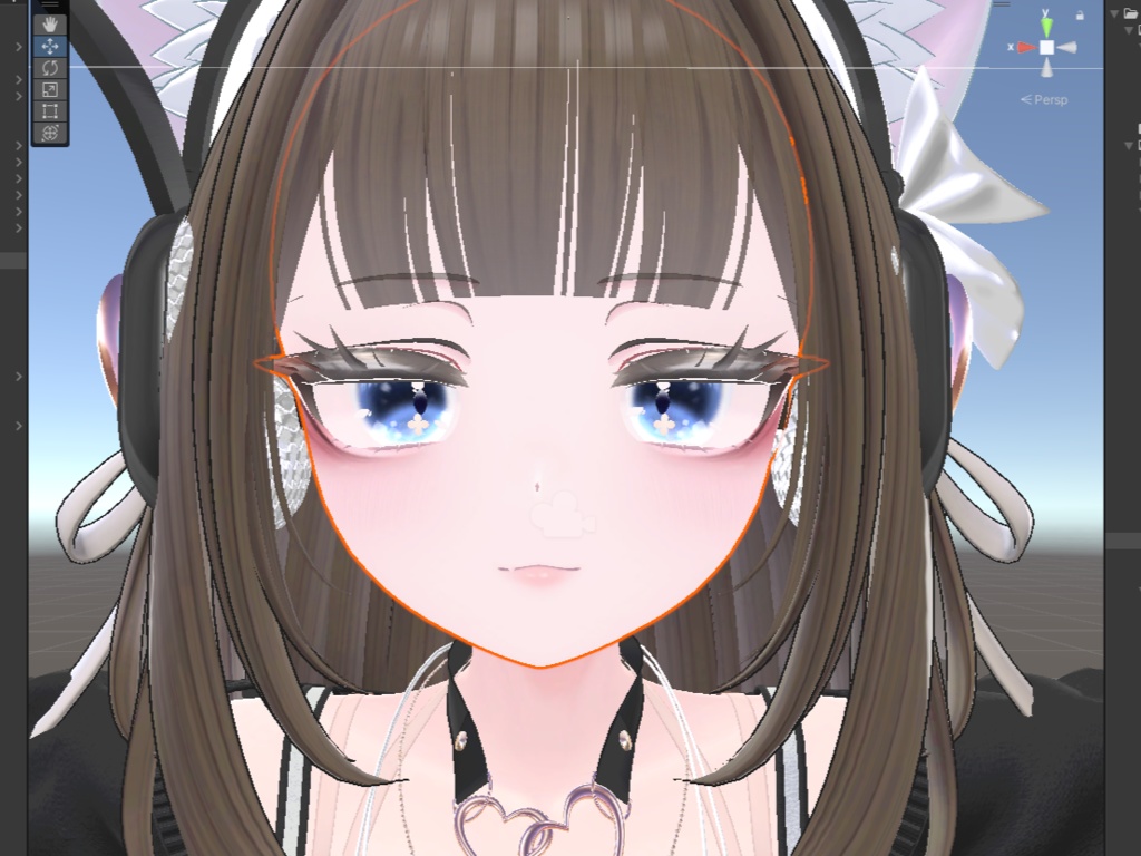【夜顔】マヌカちゃんショコラちゃんfaceメイク EYEテクスチャ material 6405390