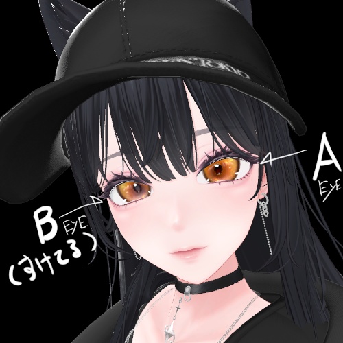 【月の導き】海咲ちゃん EYEマテリアル&メイクテクスチャ!!8325804