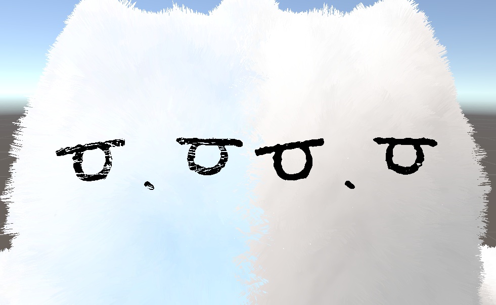 【無料】雲みたいな 手書きネコチヤンmaterial