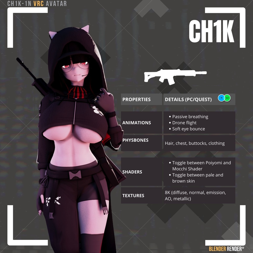 CH1K-1N - VRC Avatar
