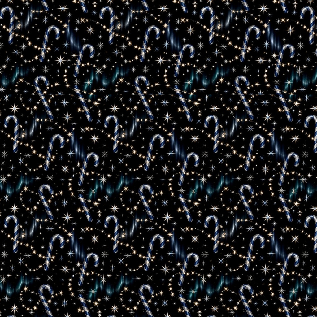 オーロラ星空クリスマス柄デジタルペーパー6枚セット 2000×2000px