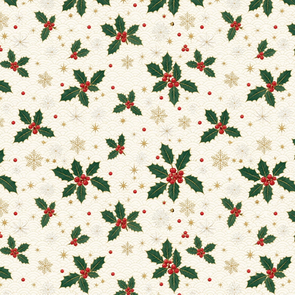 和柄クリスマスデジタルペーパー12枚セット 2000×2000px