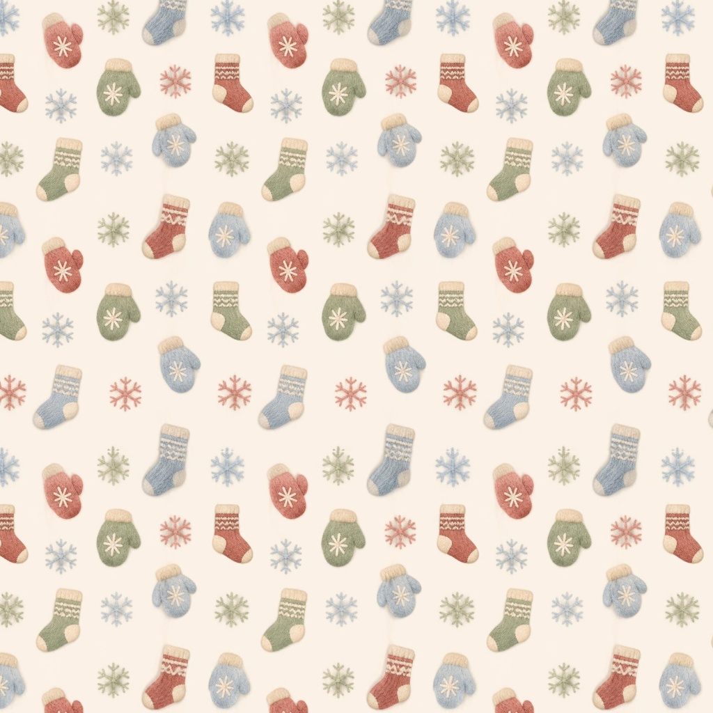 クリスマス柄デジタルペーパー6枚セット 2000×2000px