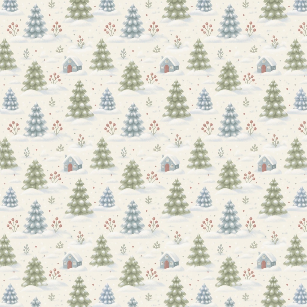 クリスマス柄デジタルペーパー6枚セット 2000×2000px