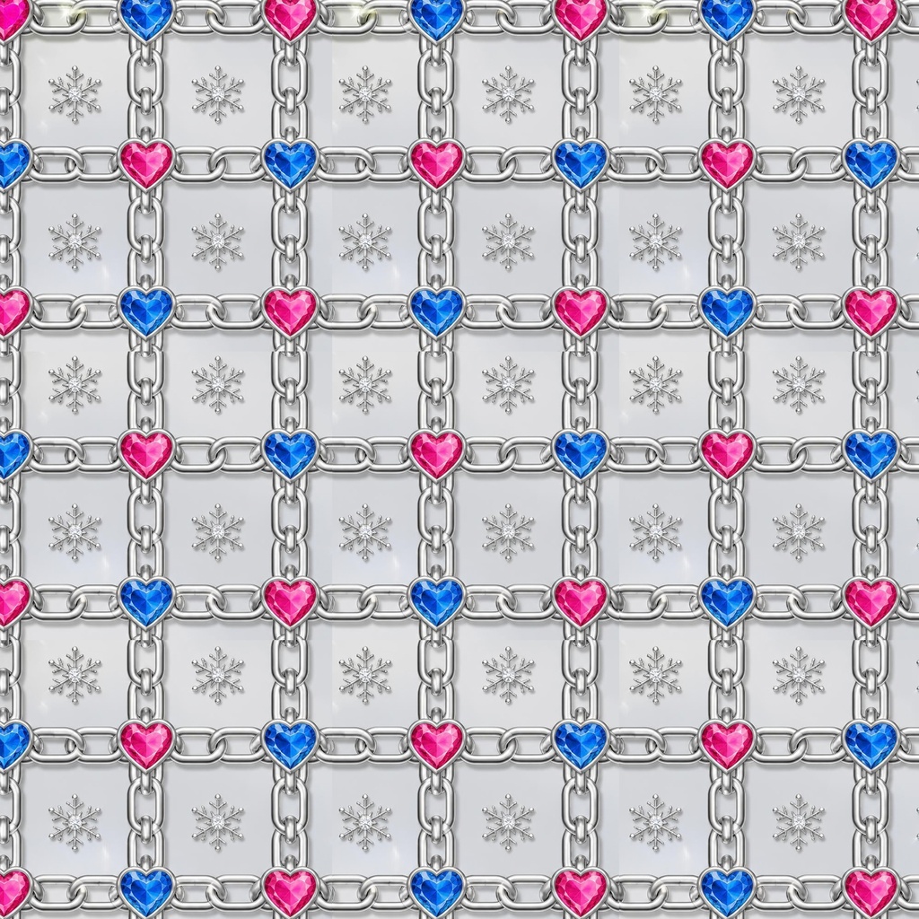 ネオンハート・クリスマス デジタルペーパー6柄 2000px