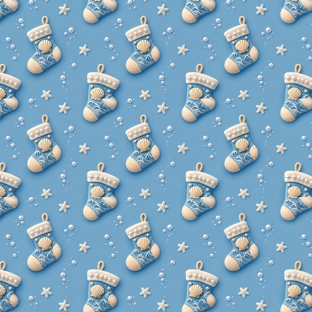 海色クリスマスデジタルペーパー6柄セット 2000px