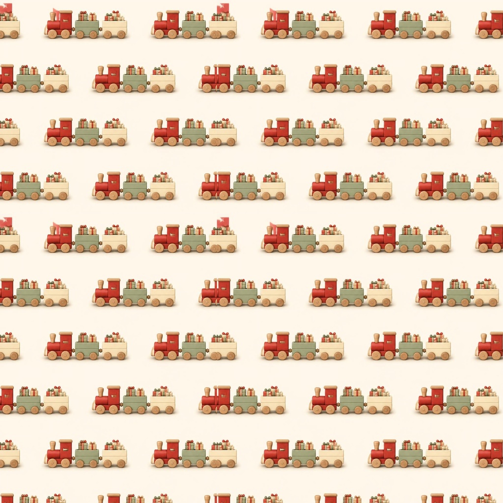 どうぶつとおもちゃのクリスマス柄デジタルペーパー6枚セット 2000px