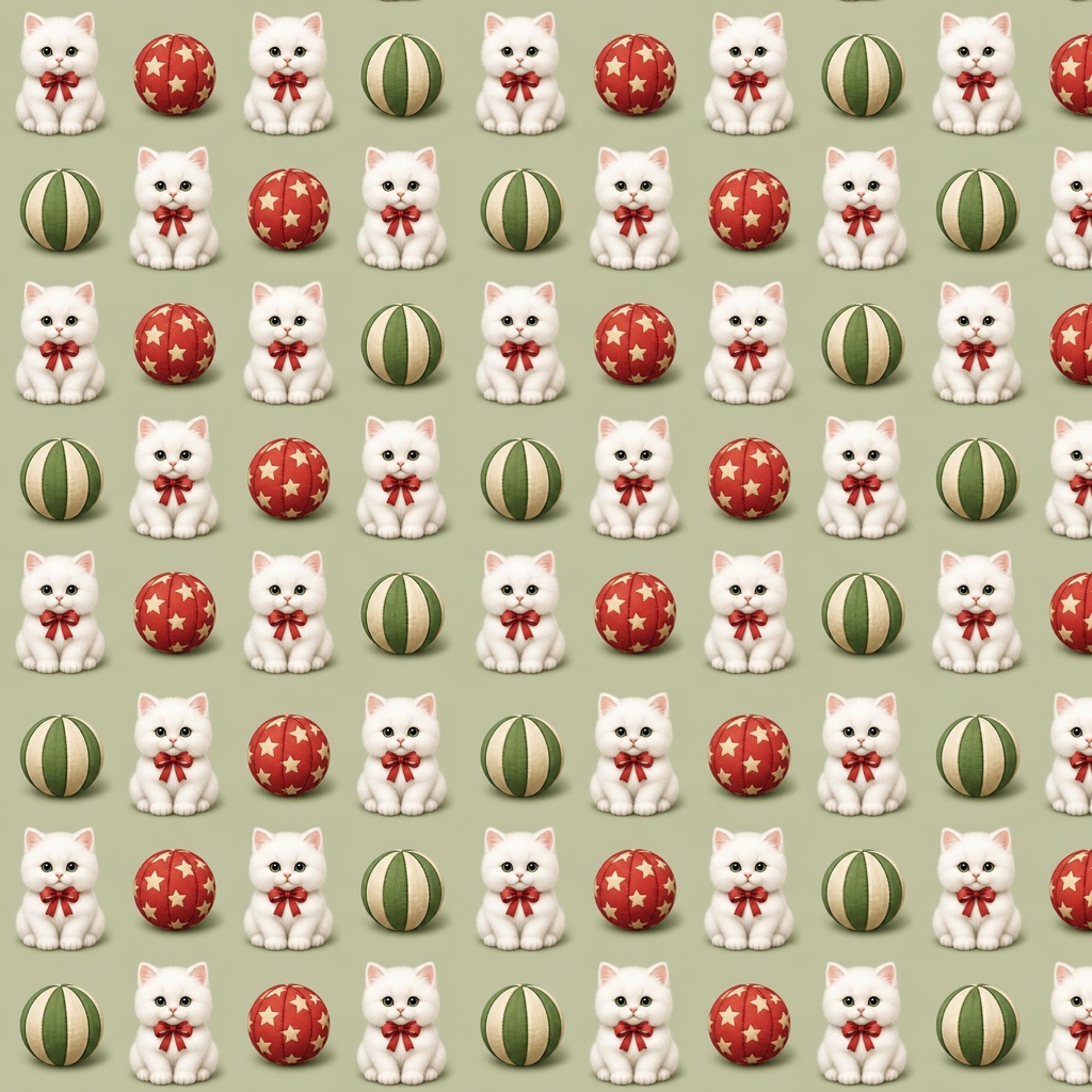 どうぶつとおもちゃのクリスマス柄デジタルペーパー6枚セット 2000px