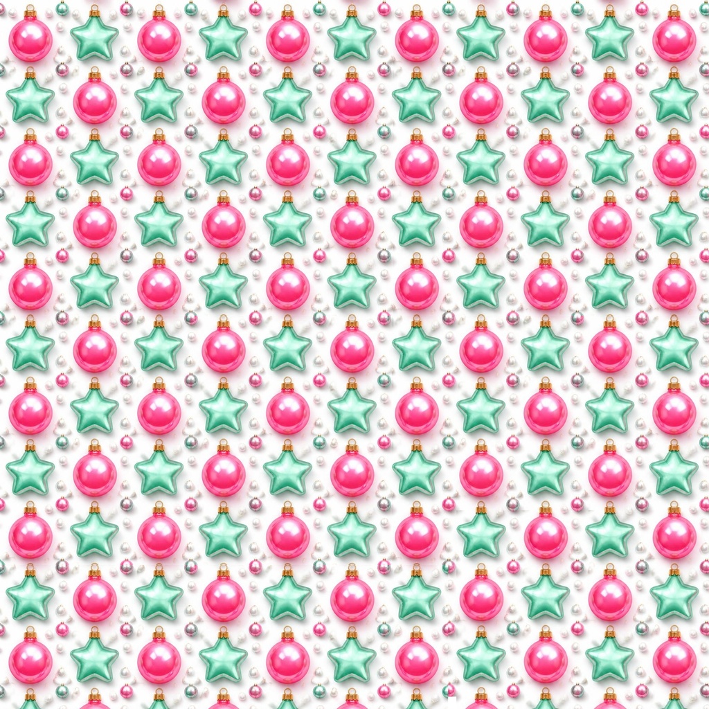 きらめくクリスマスオーナメントデジタルペーパー10枚セット 2000px