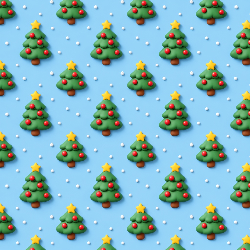 クリスマスかわいいデジタルペーパー20柄セット 2000px