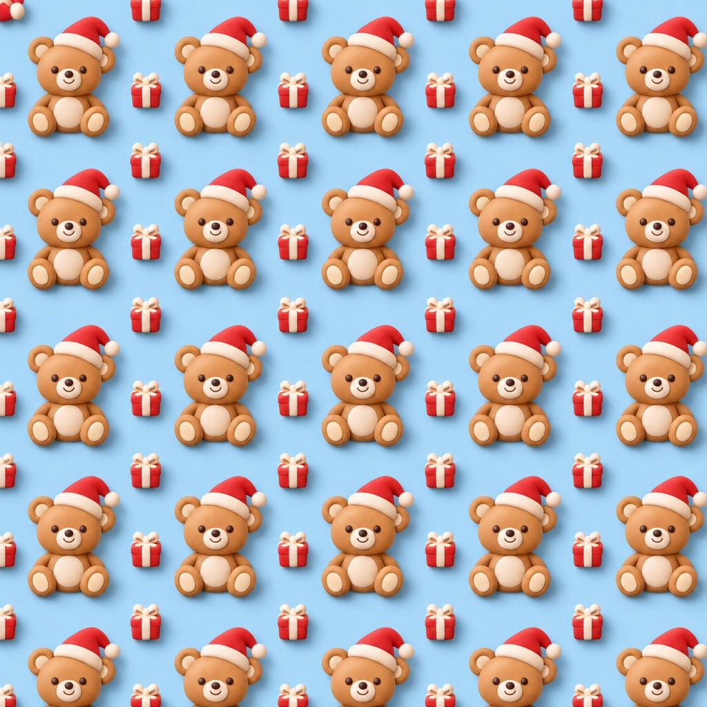 クリスマスかわいいデジタルペーパー20柄セット 2000px