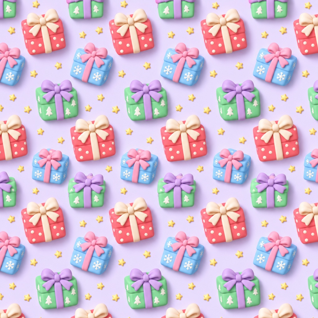 クリスマスかわいいデジタルペーパー20柄セット 2000px