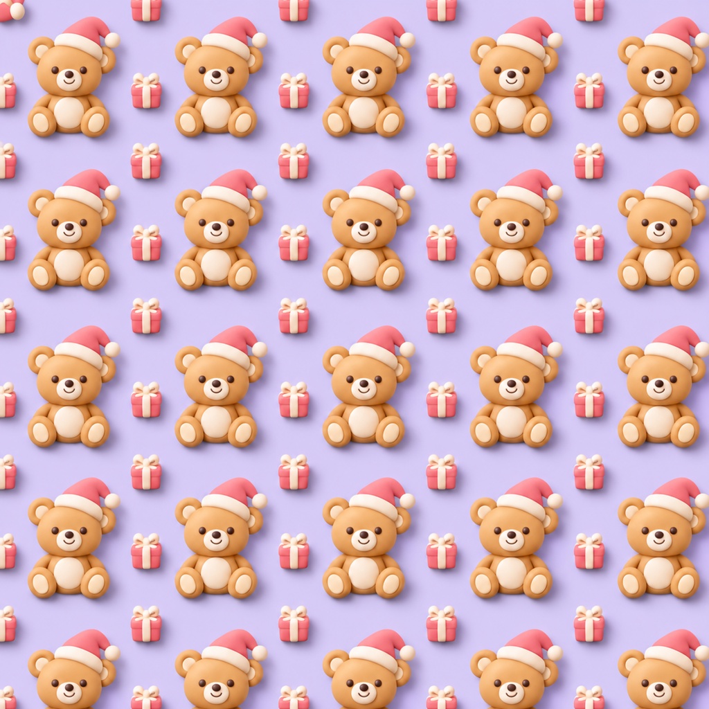 クリスマスかわいいデジタルペーパー20柄セット 2000px