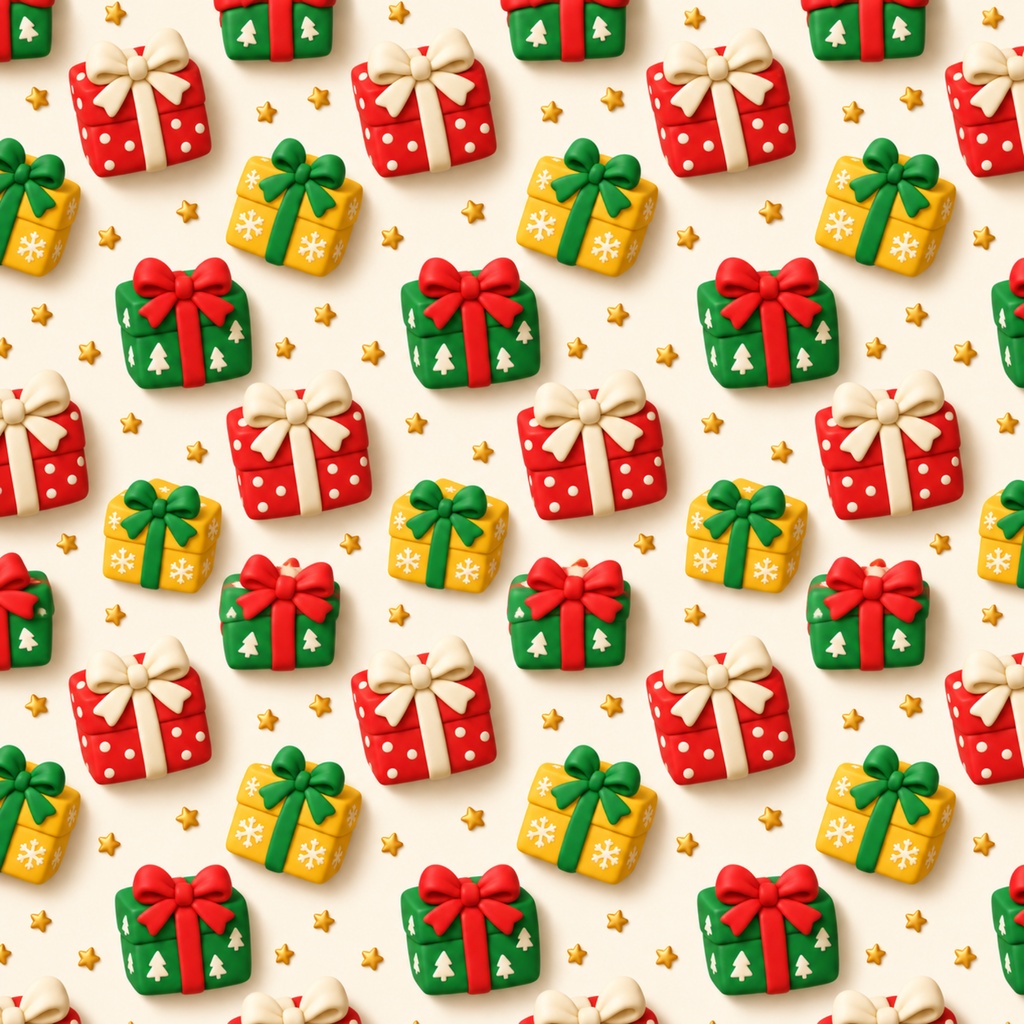 クリスマスかわいいデジタルペーパー20柄セット 2000px