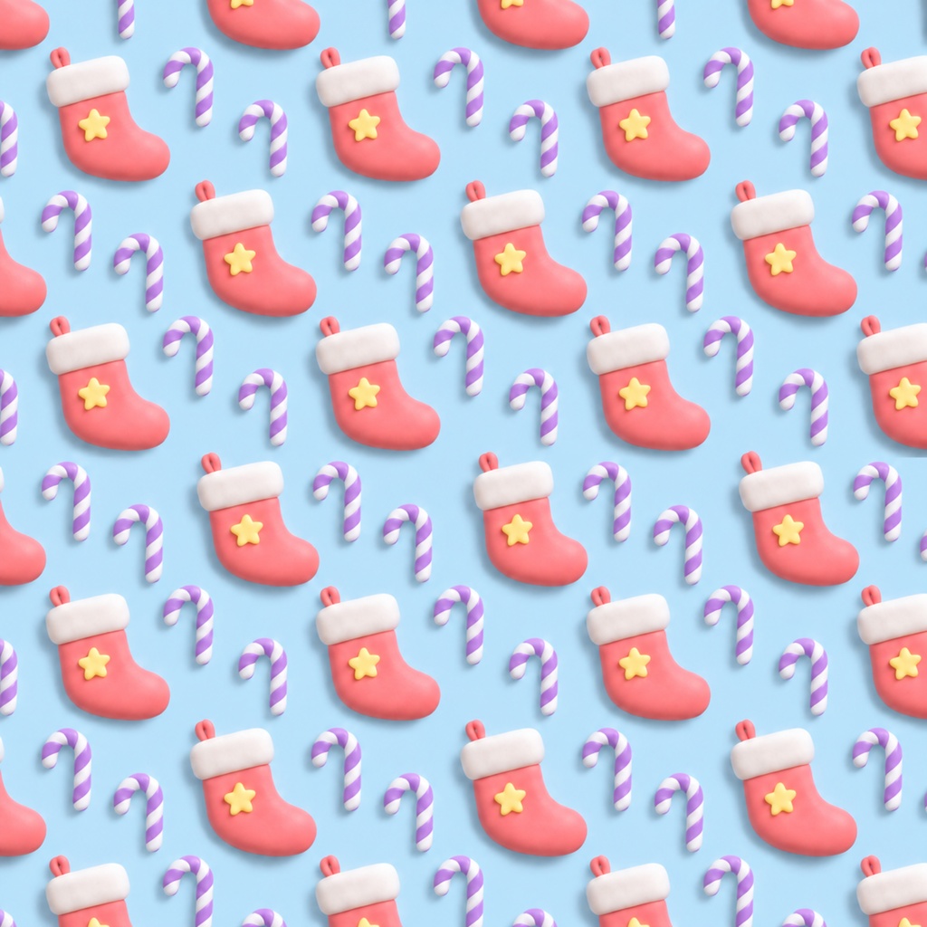クリスマスかわいいデジタルペーパー20柄セット 2000px