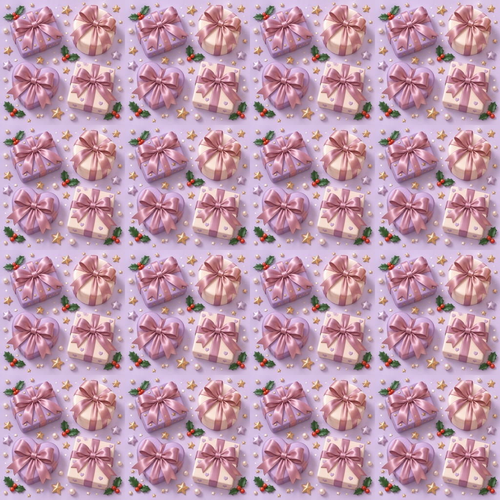 クリスマスぷっくり可愛いデジタルペーパー20柄セット 2000px