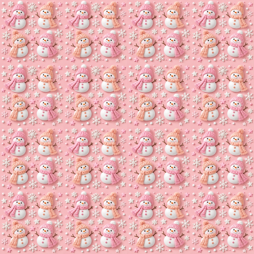 クリスマスぷっくり可愛いデジタルペーパー20柄セット 2000px