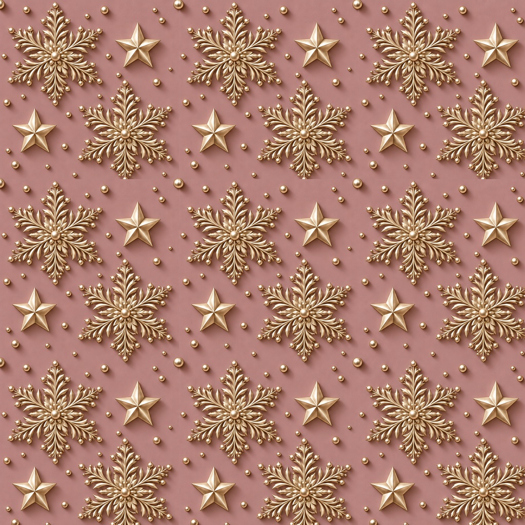 クリスマス上品な立体デジタルペーパー20柄セット 2000px