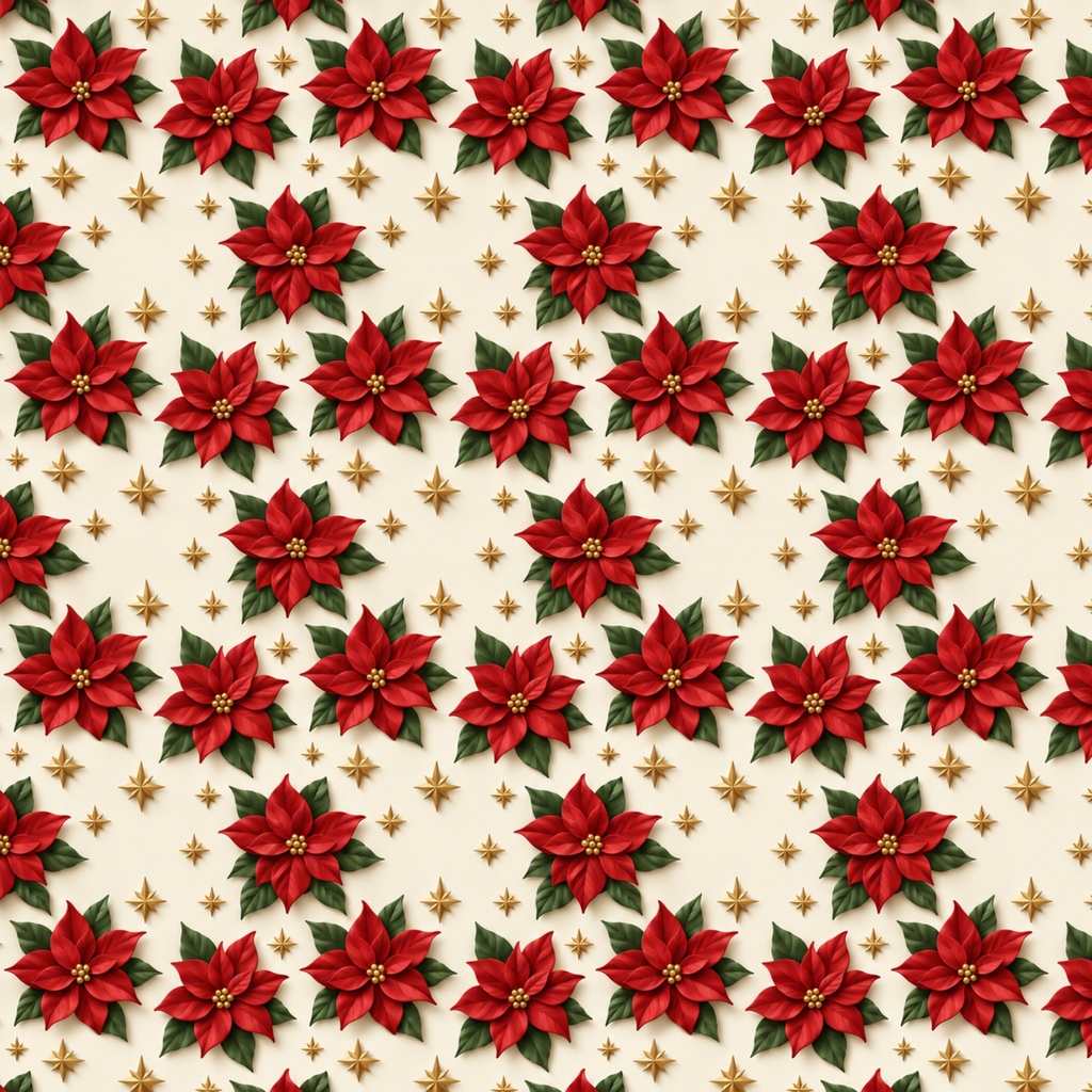 クリスマス上品な立体デジタルペーパー20柄セット 2000px