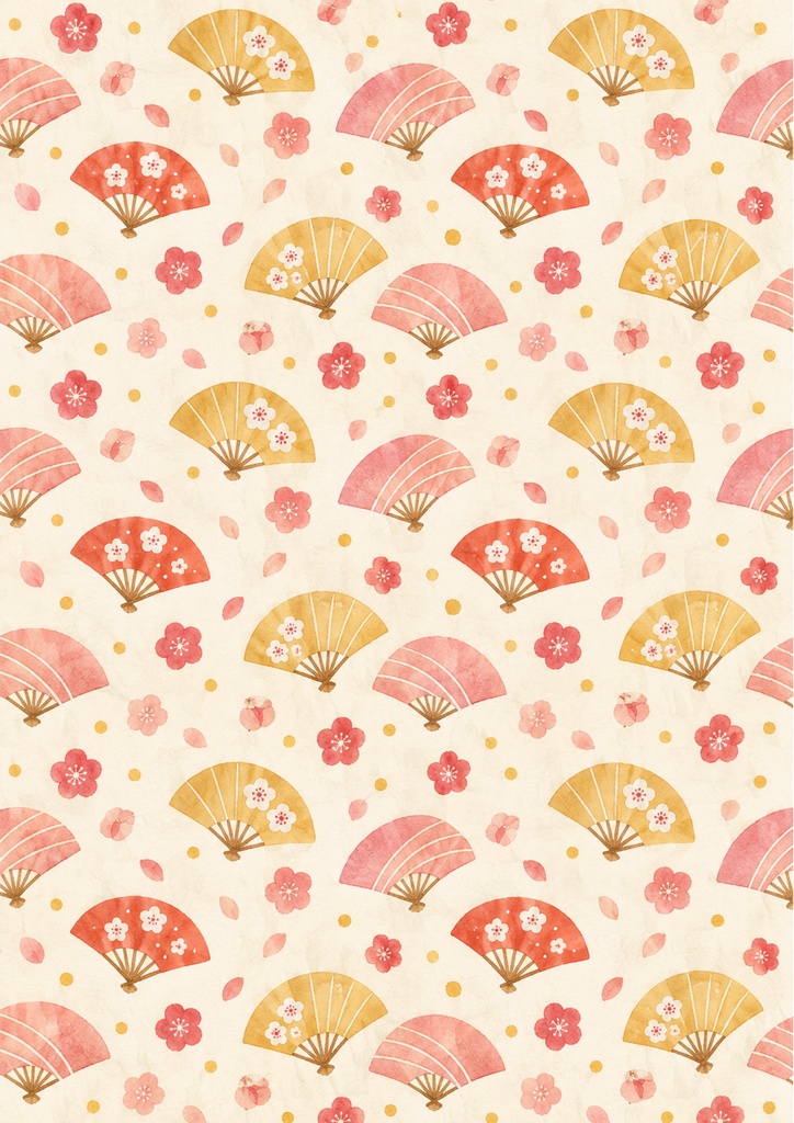 和の彩り|お正月デジタルペーパー10柄セット 2000px / A4サイズ