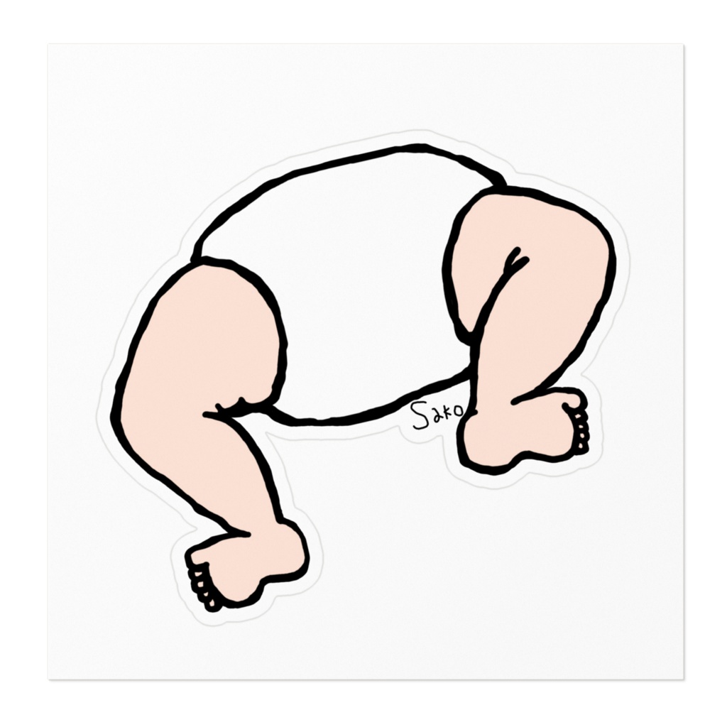 OMUTSU ステッカー