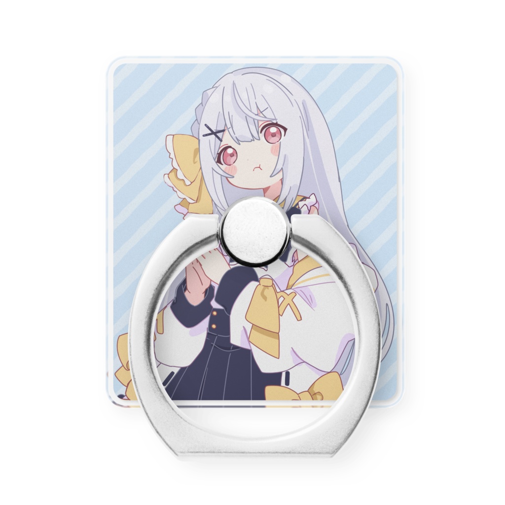 ムッとしてるよスマホリング