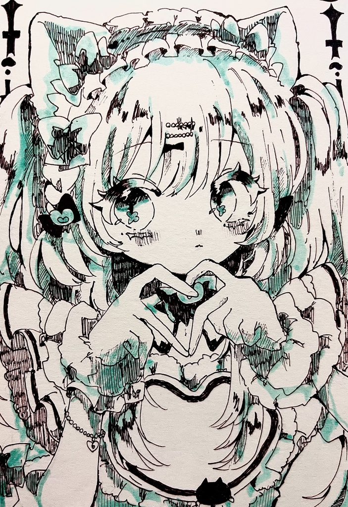 単色塗り原画