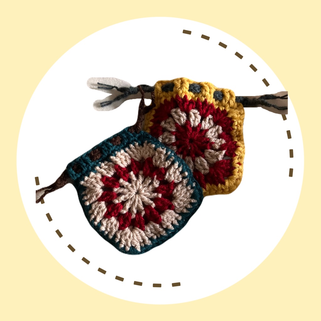 アラビアな雰囲気(個人的に)な巾着