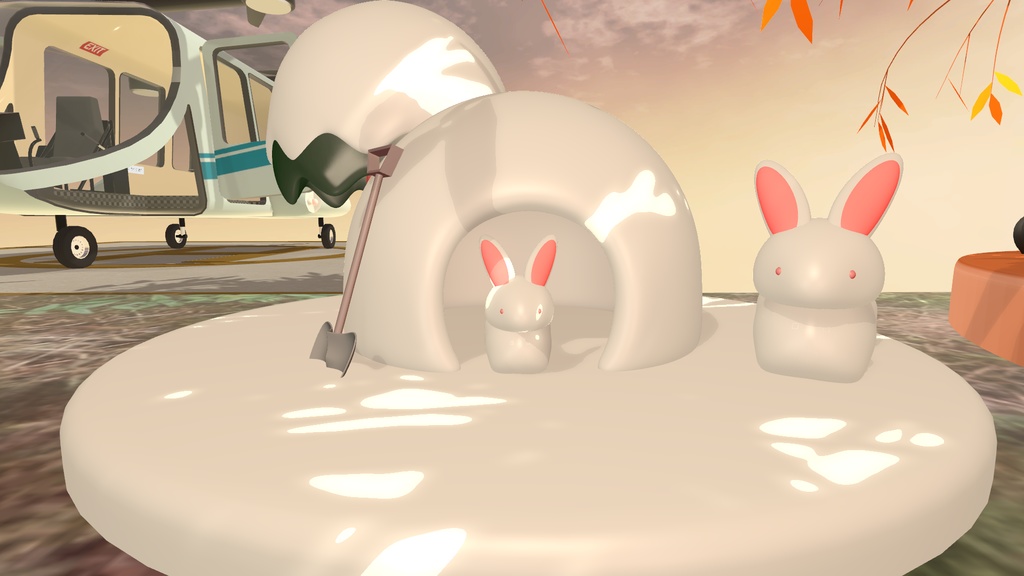 【3D素材】かまくら