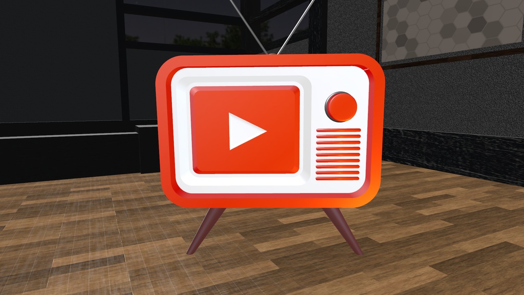 【3D素材】テレビ