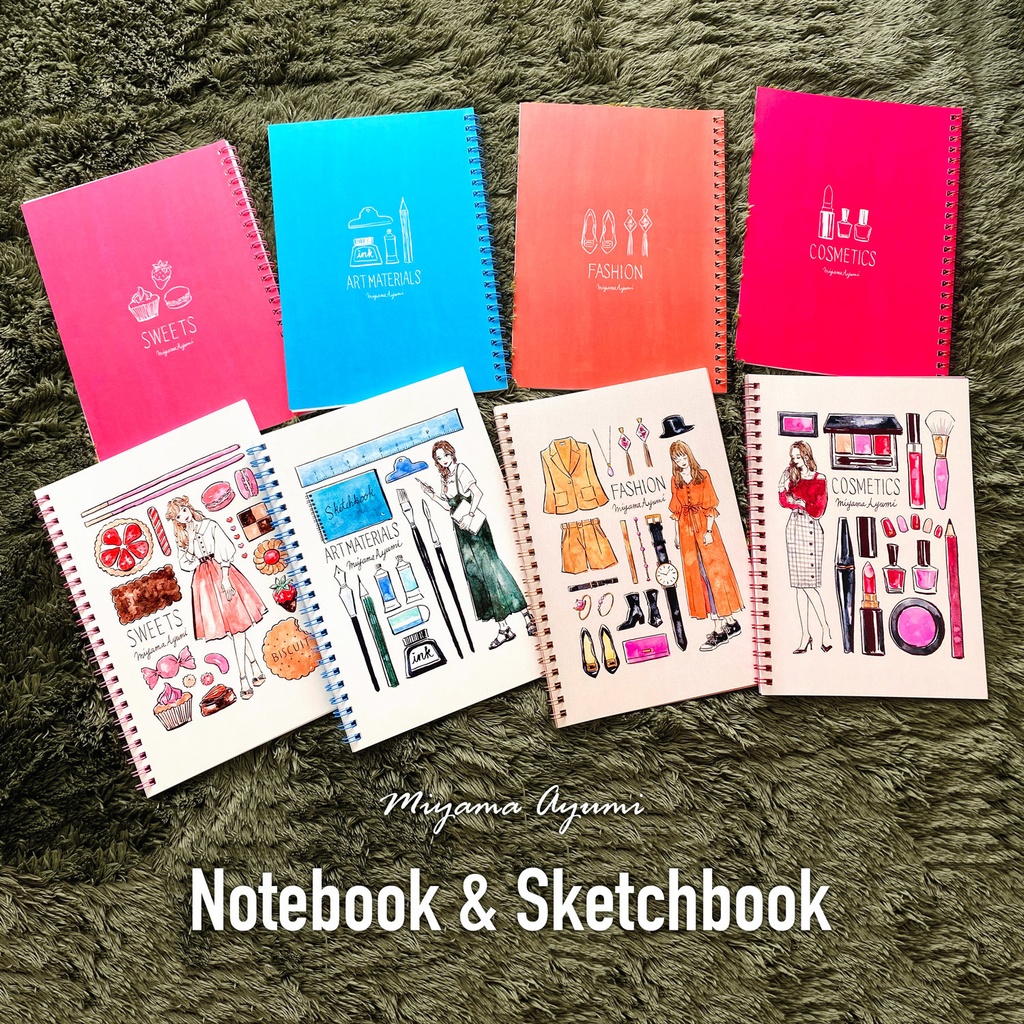 春夏秋冬スケッチブック&ノート